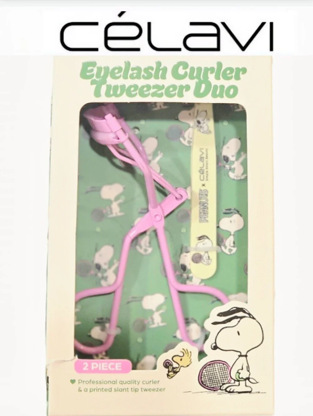 Célavi X Peanuts Eyelash Curler & Tweezer Duo